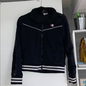 Black champion zip up